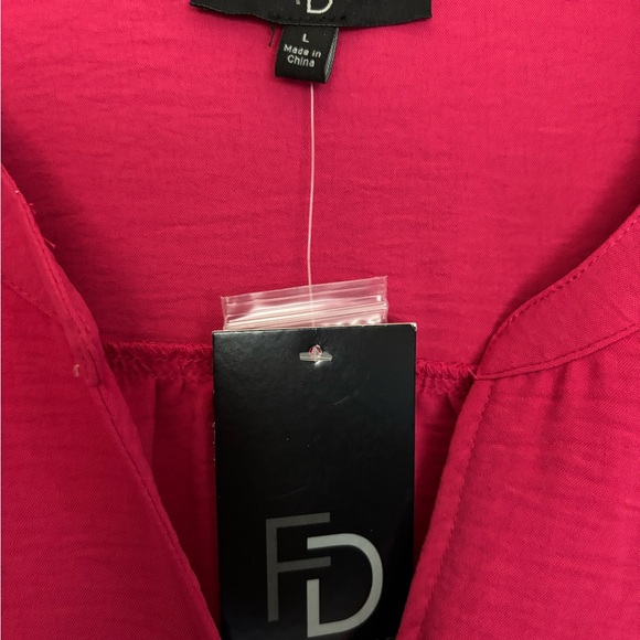 NWT Pink Women's Top by Fred David long sleeve - Picture 2 of 6